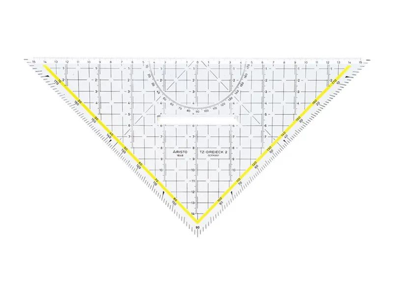 Aristo TZ - Geodreieck - 32.5 cm - 45°, 45°