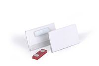 Durable Namensschild - für 40 x 75 mm - Magnet - durchsichtig (Packung mit 25)