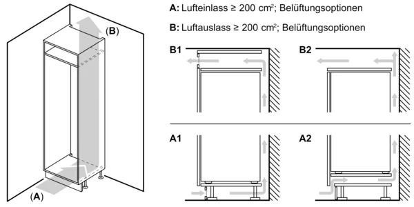 Neff Einbau-Kühlschrank mit Flachscharnier -  204L