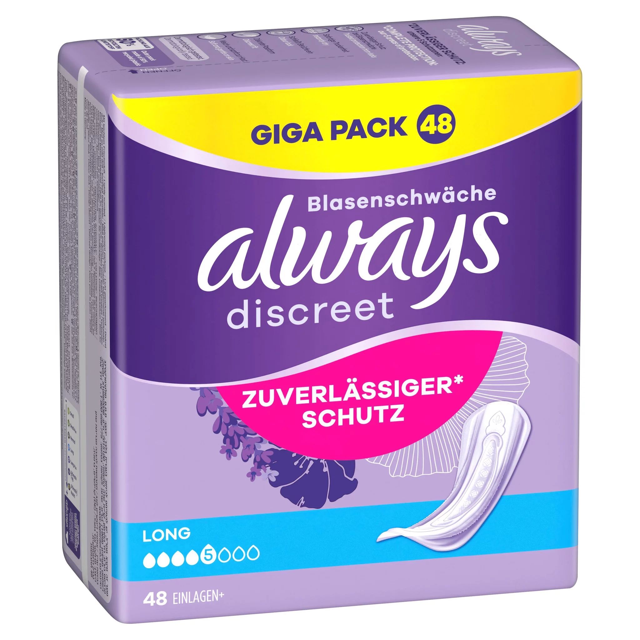 always Discreet Inkontinenz Long Gigapack 48