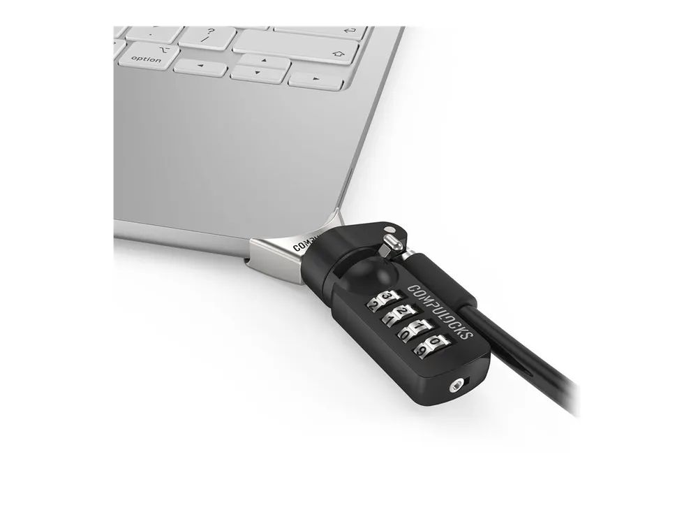 Compulocks Sicherheitsschlossadapter - with combination cable lock (corner lock)