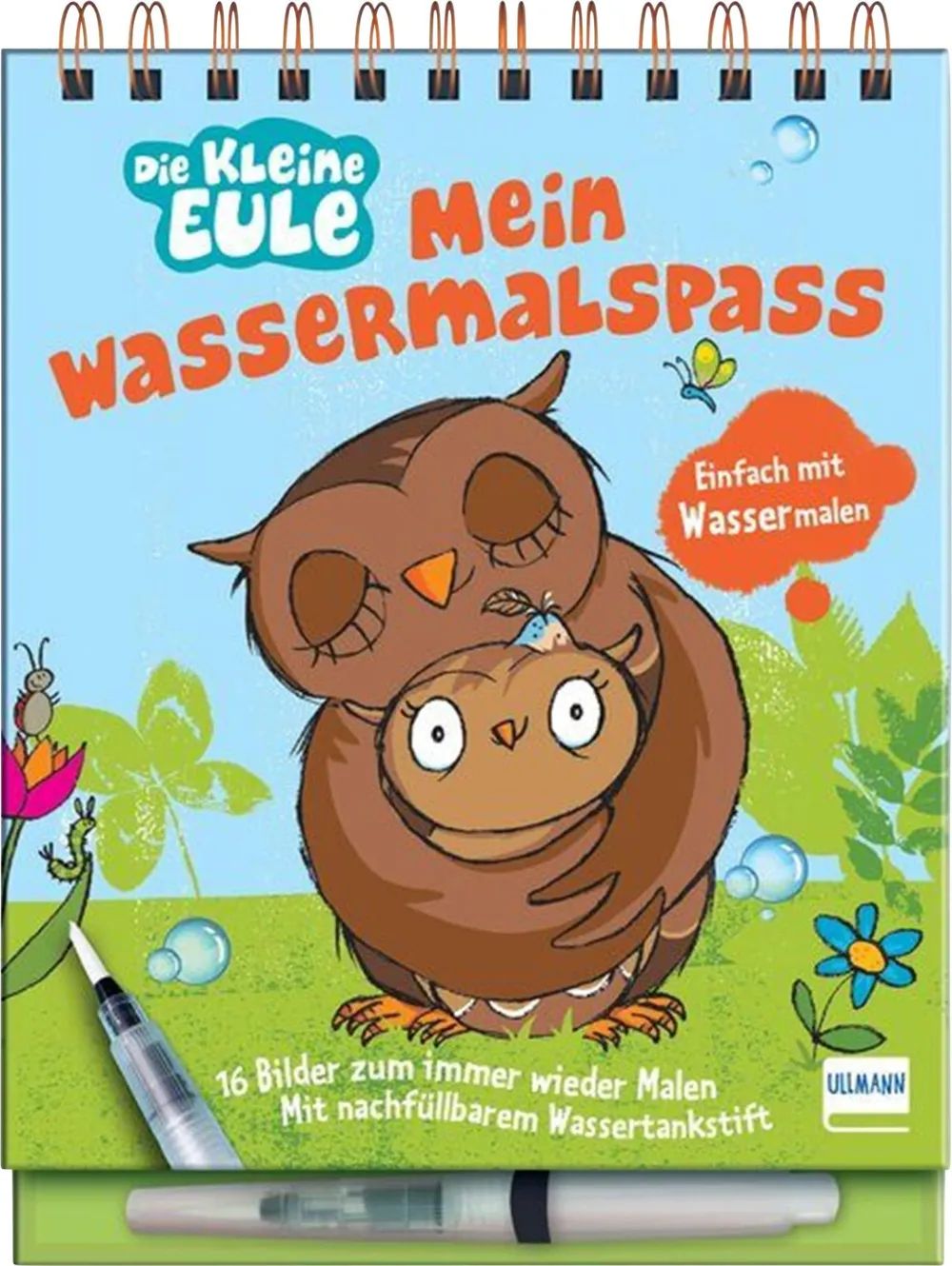 Ullmann Medien GmbH Mein Wassermalspaß Die kleine Eule