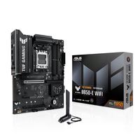ASUS TUF GAMING B850-E WIFI - Motherboard - ATX - Socket AM5 - AMD B850 Chipsatz - USB-C 3.2 Gen2, USB 3.2 Gen 1, USB 3.2 Gen 2, USB-C 3.2 Gen 2x2, USB4 - Wi-Fi 6E, 2.5 Gigabit LAN, Bluetooth - Onboard-Grafik (CPU erforderlich)