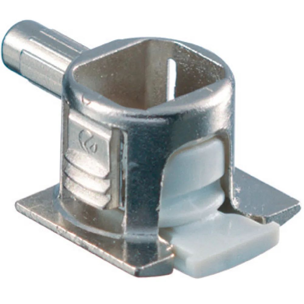 ITALIANA FERRAMENTA Steckbodenträger Unico, Bohr ø 5 mm, Zamak vernickelt/KS