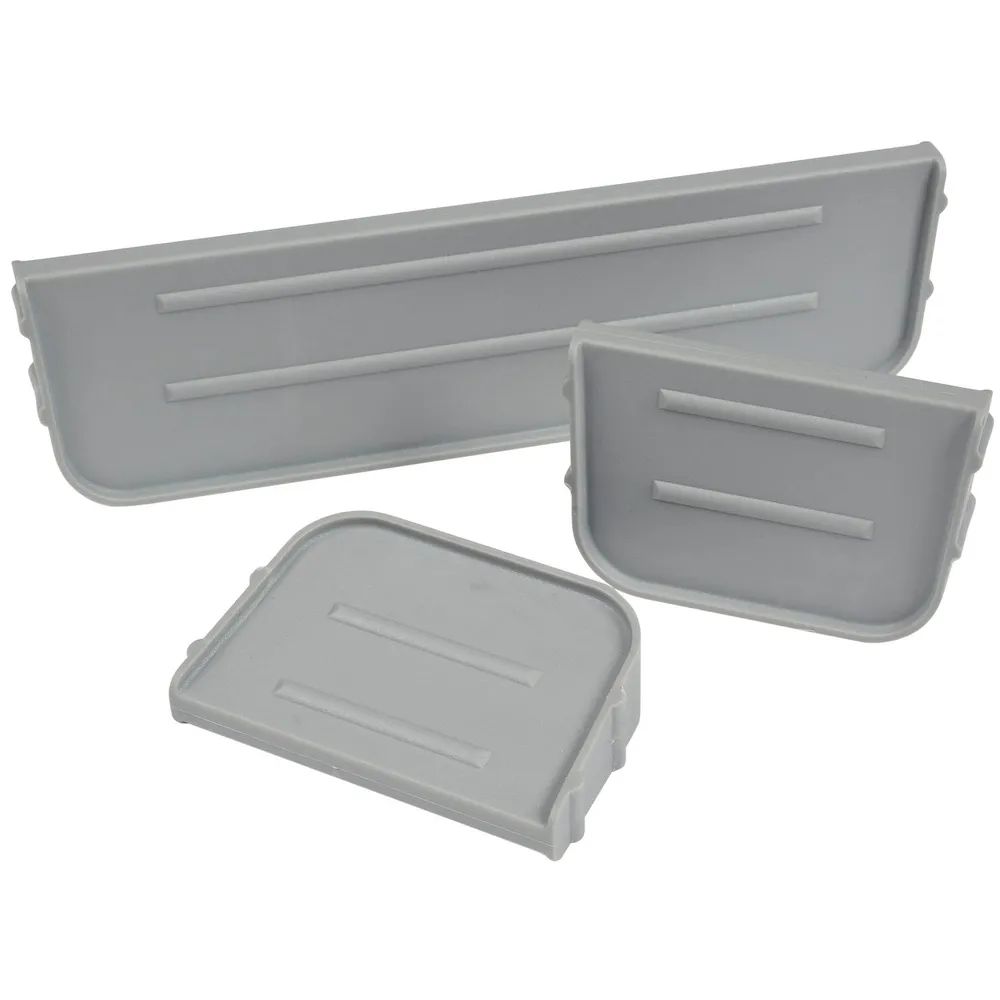 AGOFORM Trenner-Set Scoop II Kunststoff Silber