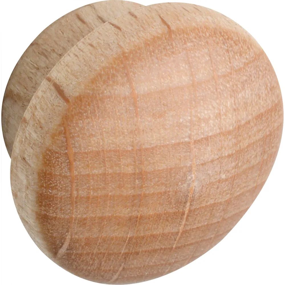 Alles im Griff Holzabdeckkappe ø 14 mm, Zapfen ø 10 mm, Zapfenlänge 4 mm, Buche roh