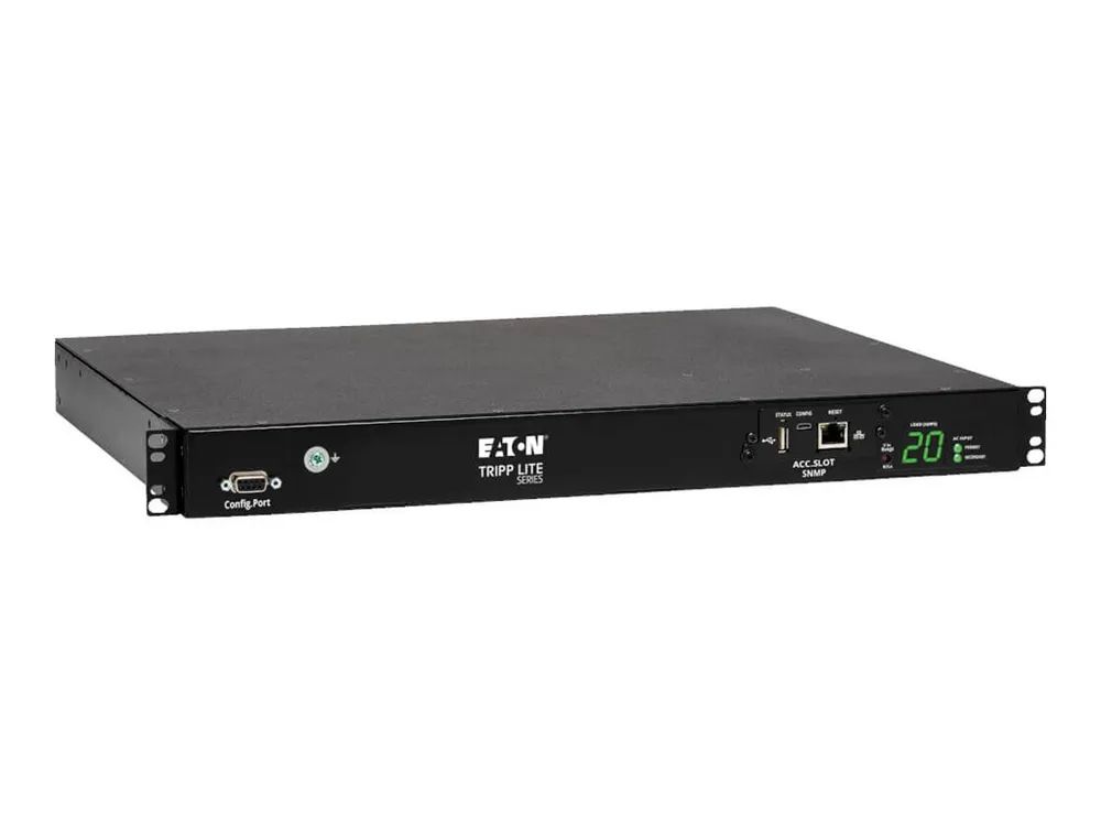 Tripp Eaton Tripp Lite Series PDU Switched ATS 200-240V 16/20A 8 C13 2 C19 C20 Horizontal 1URM - Horizontal rackmount - Stromverteilungseinheit (Rack - einbaufähig)