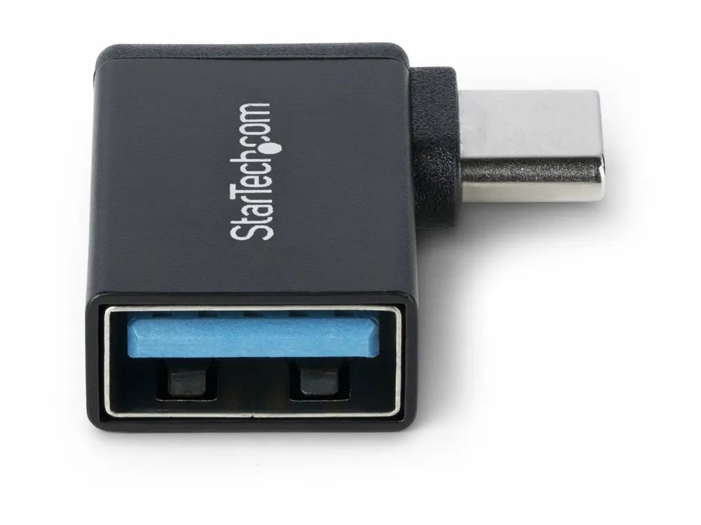 StarTech.com Right Angled USB-C to USB-A Adapter, USB 5Gbps, Compact USB-C Male to USB-A Female Adapter, Metal Housing, M/F - USB-Adapter - 24 pin USB-C (M)