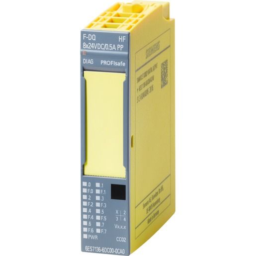 Siemens ET 200SP, F-DQ 8X 24VDC/0.5A P / SIEMEN 6ES71366DC000CA0 6ES7136-6DC00-0CA0
