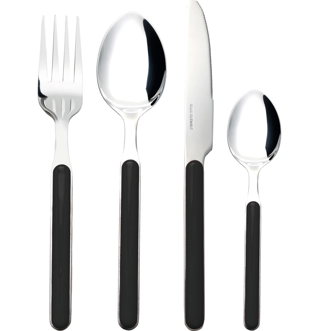 Brunner Besteckset schwarz