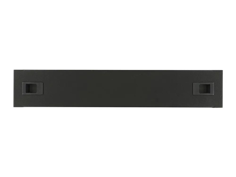 Lanview by Logon - Blindabdeckung - snap locking - Rack montierbar - Schwarz, RAL 9005 - 2U - 48.3 cm (19")