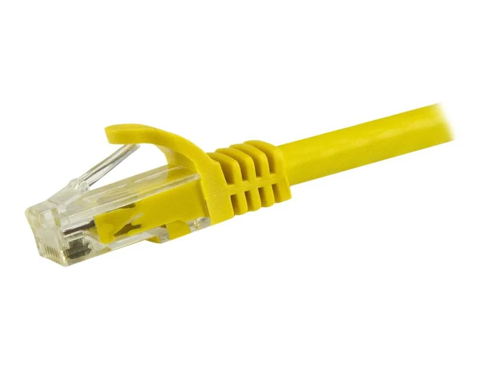 StarTech.com 7,5m CAT6-Kabel - Patchkabel - gelb - Snagless - Patch-Kabel - RJ-45 (M)