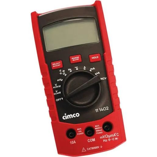 Cimco MULTIMETER 310TRMS 1000V AC/DC / CIMCO 111402 DIGITALES 111402