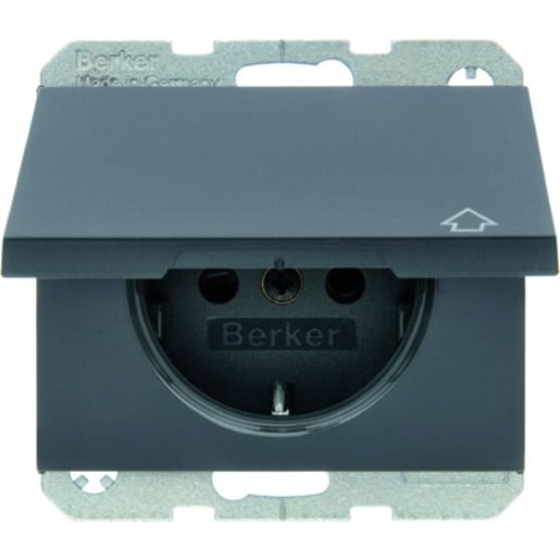 Berker SSD MIT KLAPPDECKEL UND ERH.BS / BERKER 47517106 ANTHR: K.1 47517106