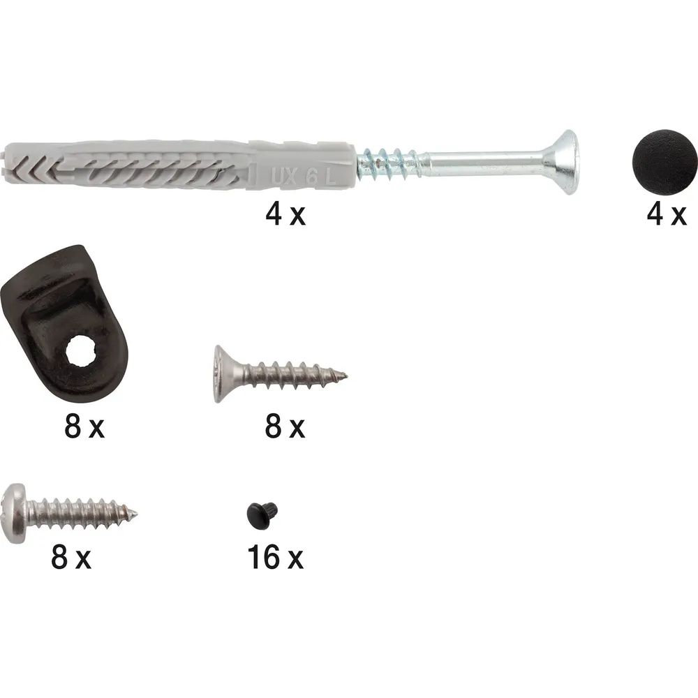ALUMIS Smartframe Zubehör-Set schwarz