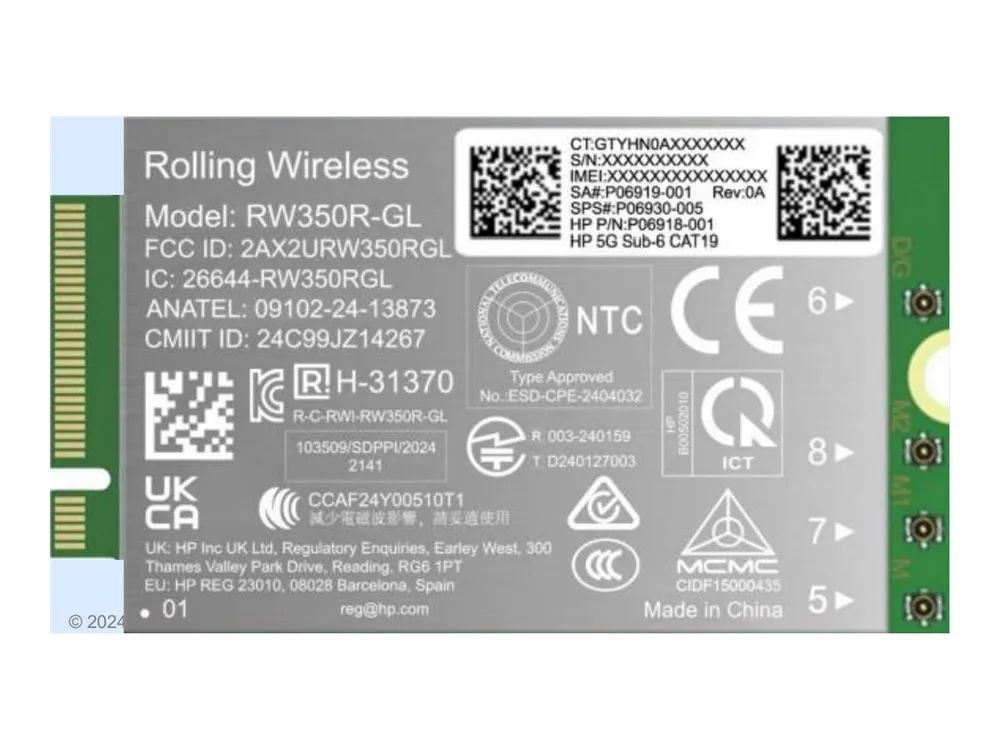 HP Drahtloses Mobilfunkmodem - 5G LTE - M.2