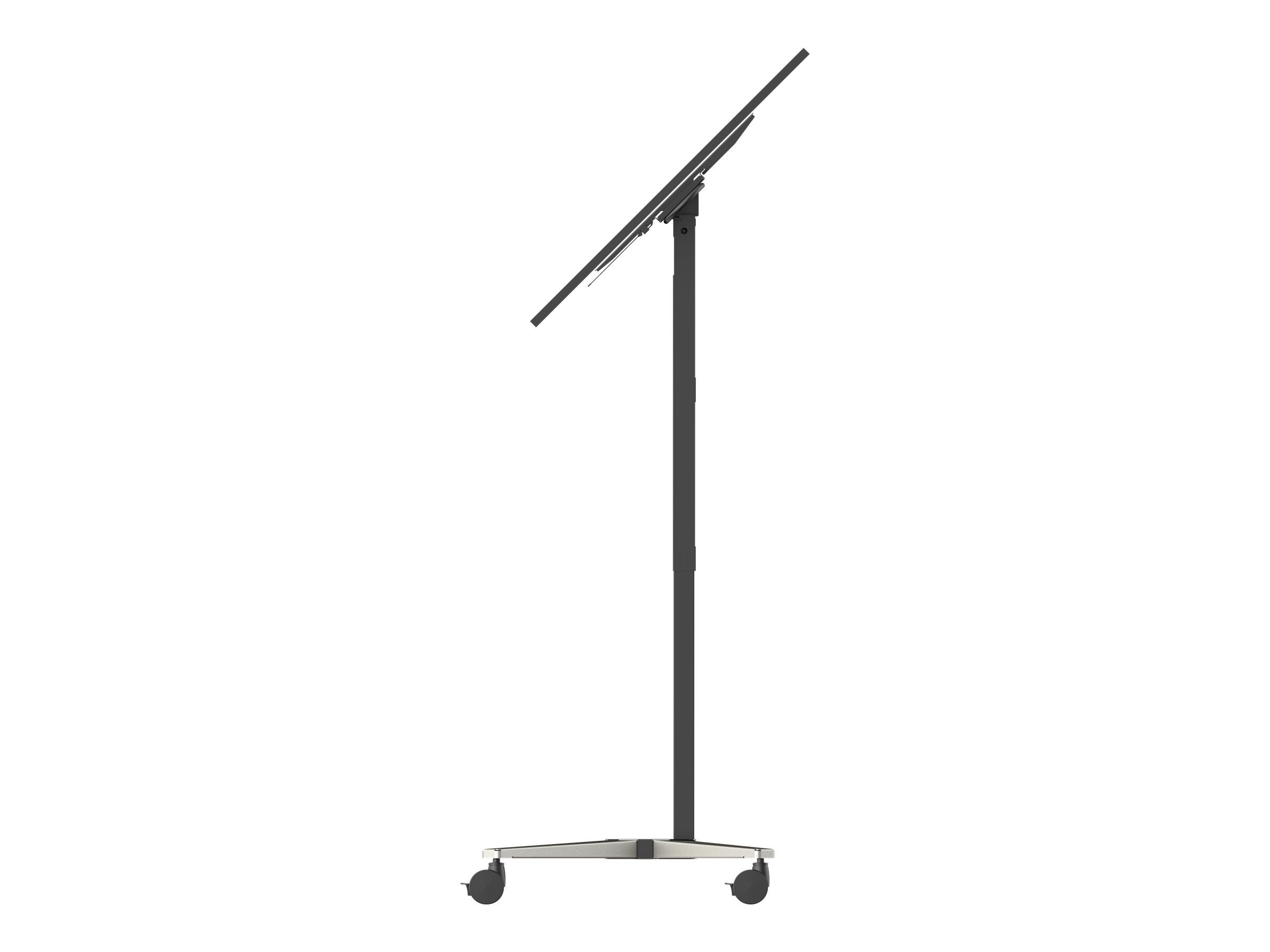 Vision Wagen - robust - für Flachbildschirm - Stahl - mattschwarz - Bildschirmgröße: 119.4-228.6 cm (47"-90")
