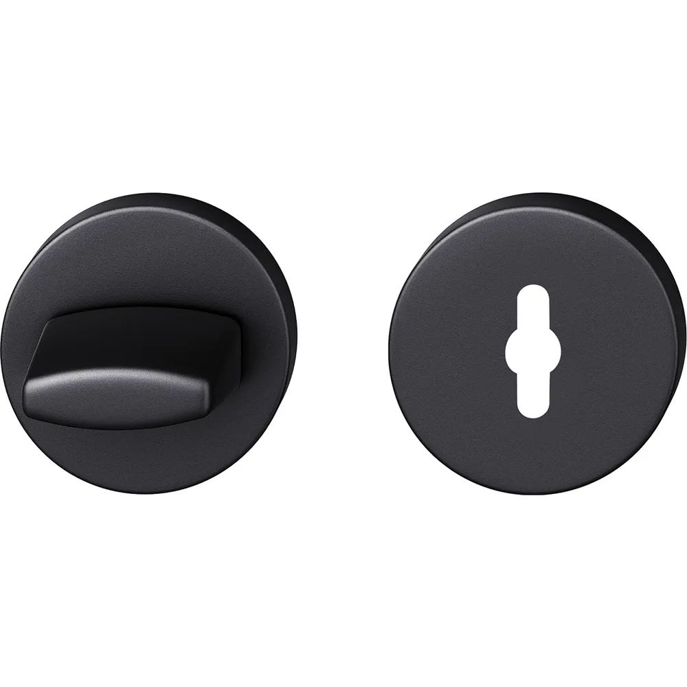 FSB WC Rosette 17 1735 00088 ASL, R/7 mm, ohne Schauscheibe, Aluminium schwarz