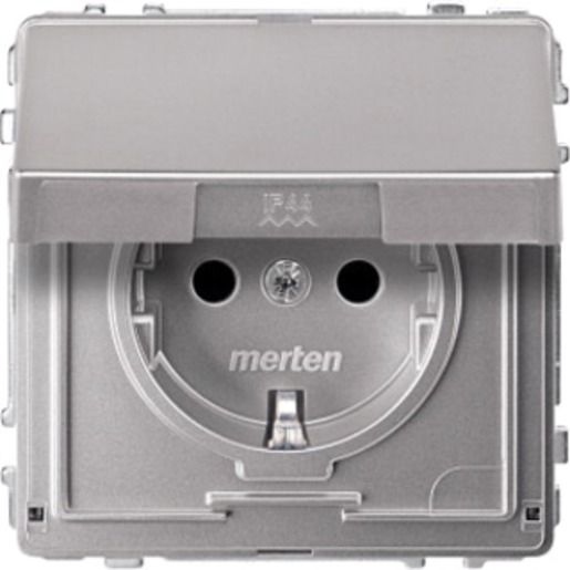 Merten SCHUKO-STD+BRS+KL ALU / MERTEN MEG2310-7260 AQUAD. MEG2310-7260
