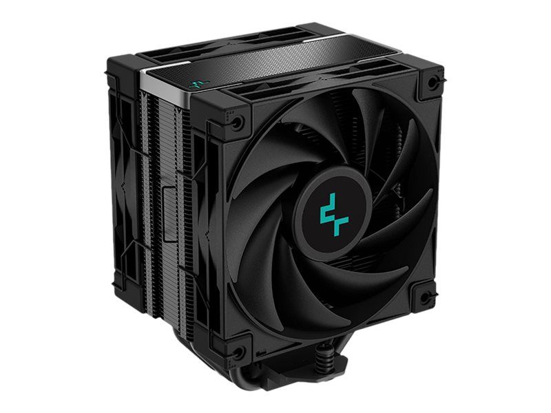 Deepcool AK400 ZERO DARK PLUS - Prozessor-Luftkühler - (für: LGA1155, LGA1150, LGA1151, AM4, LGA1200, LGA1700, AM5)