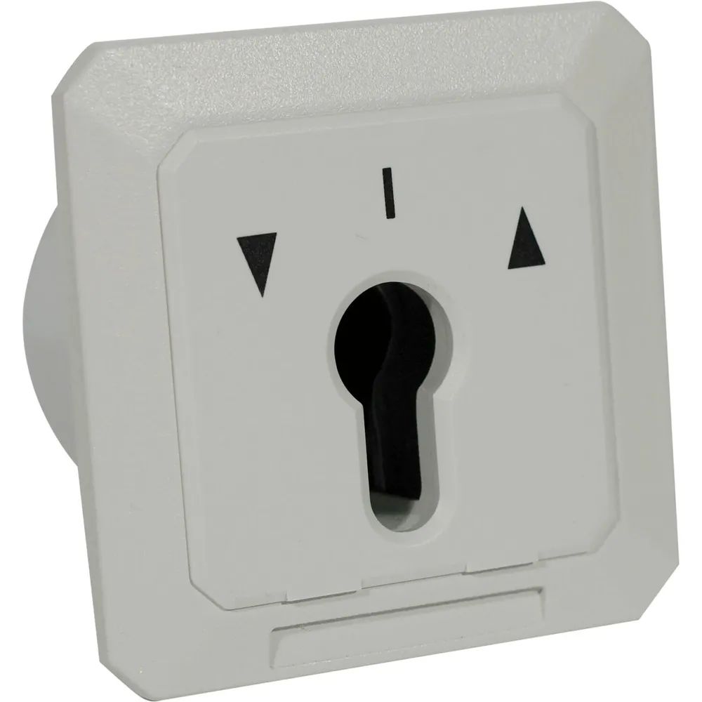 BSW Security GmbH  Schlüsseltaster PZ, ST-KCB200,Dauer oder Impulskontakt, 85x85x60 mm,silberfärbig
