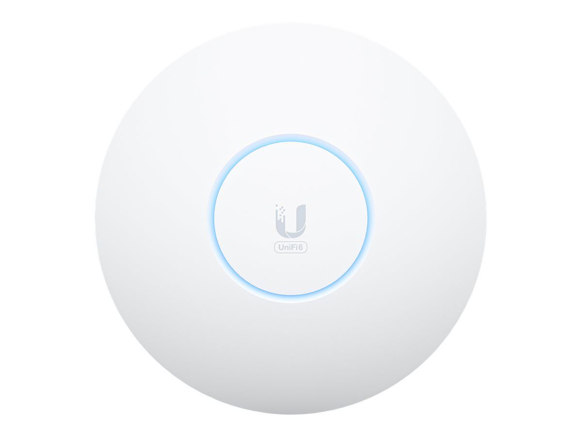 Ubiquiti UniFi U6 - Accesspoint - Wi-Fi 6E - 2.4 GHz, 5 GHz, 6 GHz