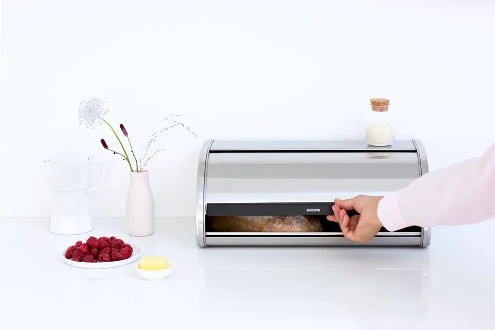 Brabantia Rollbrotkasten - Matt Steel