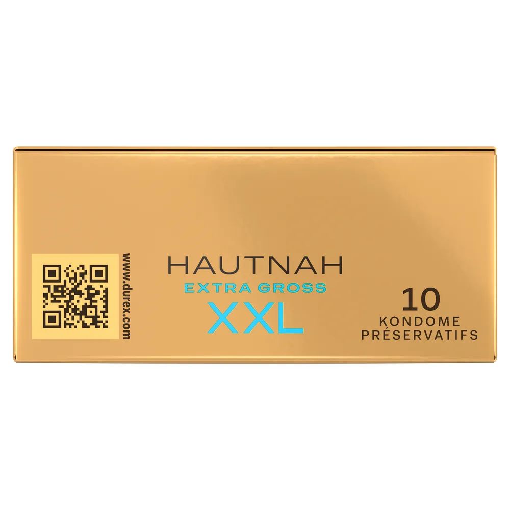 Durex Hautnah Latexfrei Extra Groß XXL 10er