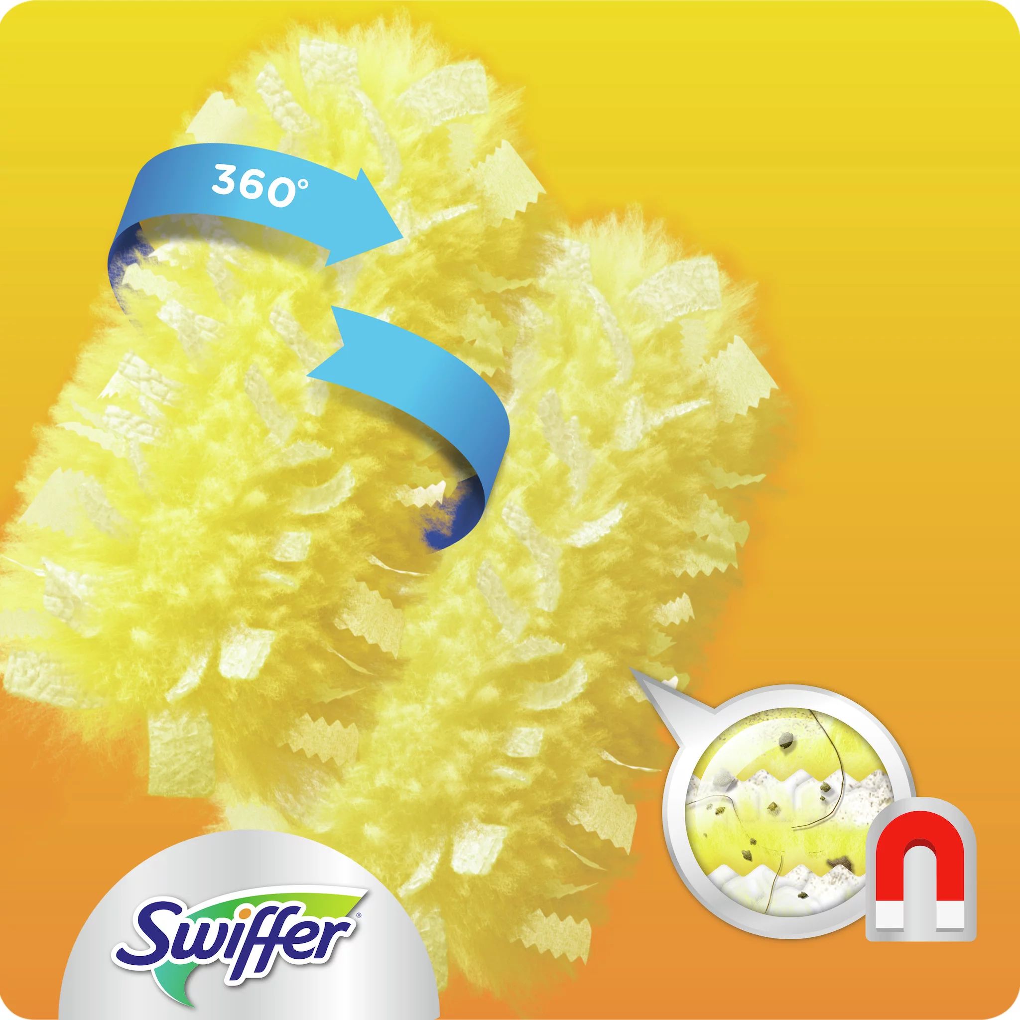 Swiffer Staubmagnet 360° XXL Starterkit + 1 Tuch (Hängevorrichtung)