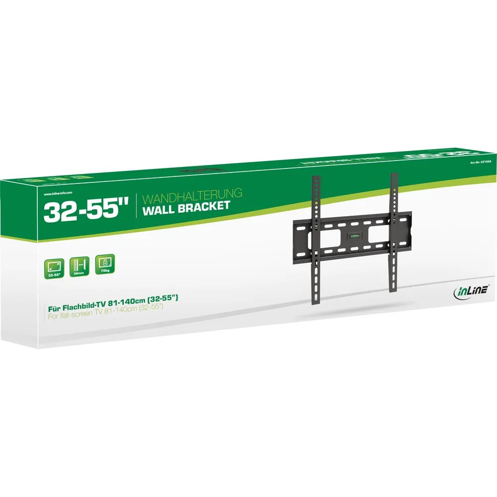 InLine Wandhalterung für Displays - 81-140cm (32-55") - max. 75kg