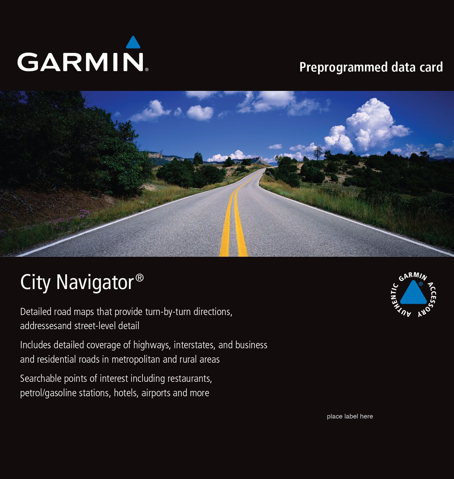 Garmin City Navigator Europe NT
