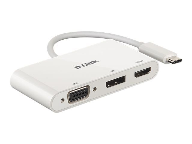 D-Link DUB-V310 - Videoadapter - 24 pin USB-C männlich zu HD-15 (VGA)