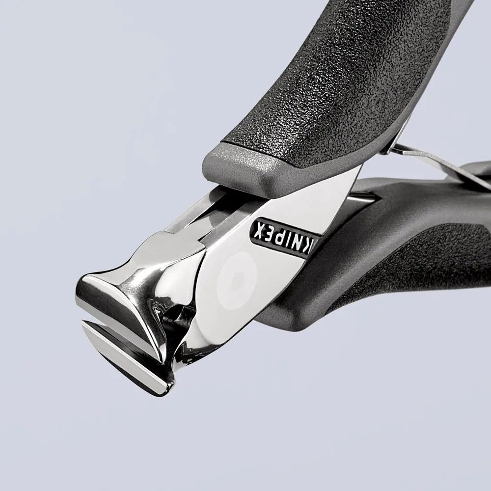 KNIPEX Elektronik-Vornschneider ESD mit Mehrkomponenten-Hüllen 120 mm