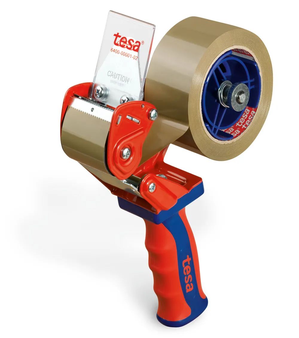 Tesa 6400 - Abroller - Pistolengriff - Rot, Blau