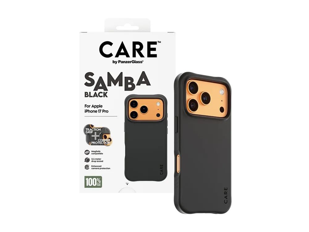 PanzerGlass CARE by PanzerGlass Samba - Hintere Abdeckung für Mobiltelefon - MagSafe-Kompatibilität - Thermoplastisches Polyurethan (TPU)