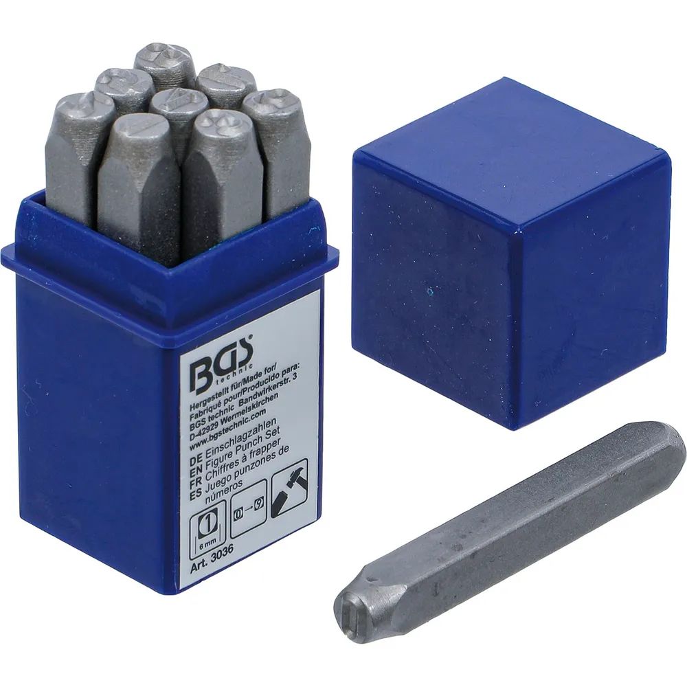 BGS Schlagziffern-Satz Standard 6 mm