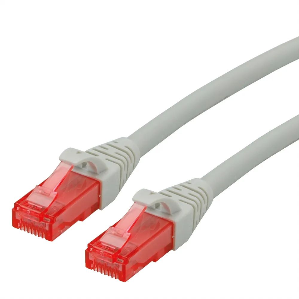 ROLINE Patchkabel Cat.6 UTP, Component Level, LSOH, grau, 15 m
