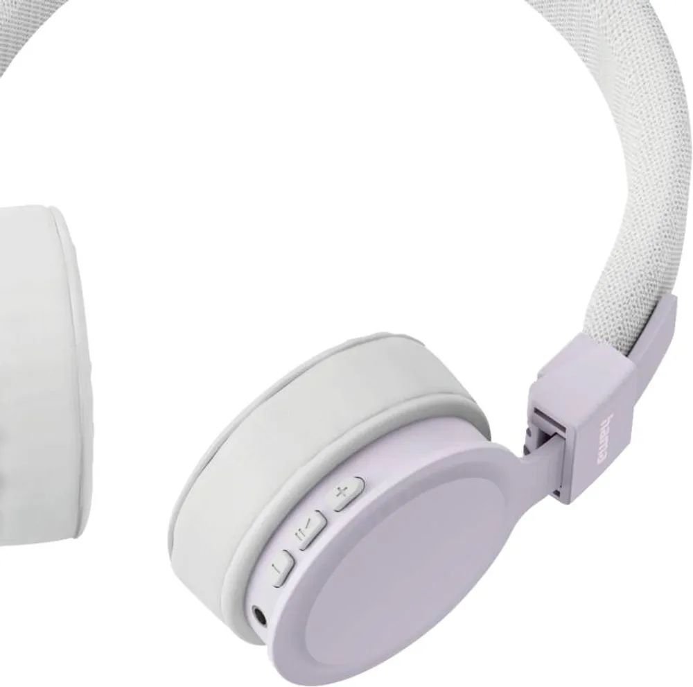 Hama Bluetooth®-Kopfhörer "Freedom Lit III", On-Ear, faltbar, mit Mikrofon, Weiß