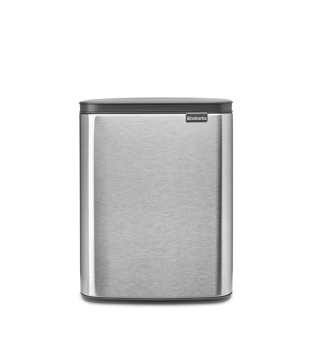 Brabantia Bo Mülleimer, 12L - Matt Steel Fingerprint Proof