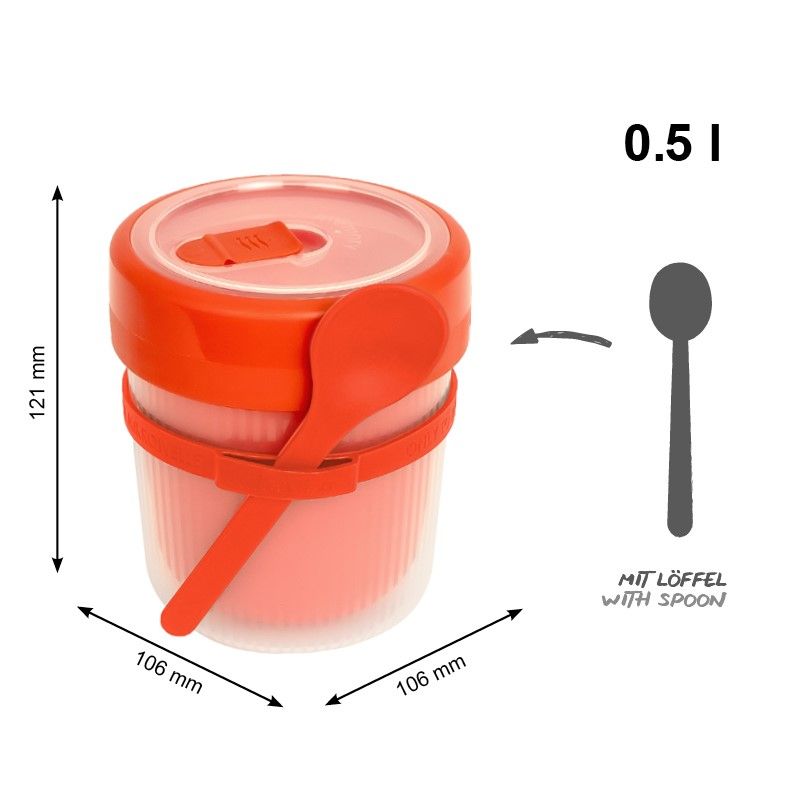 Rotho Thermotasse mit Löffel 0.5 l MEMORY B3