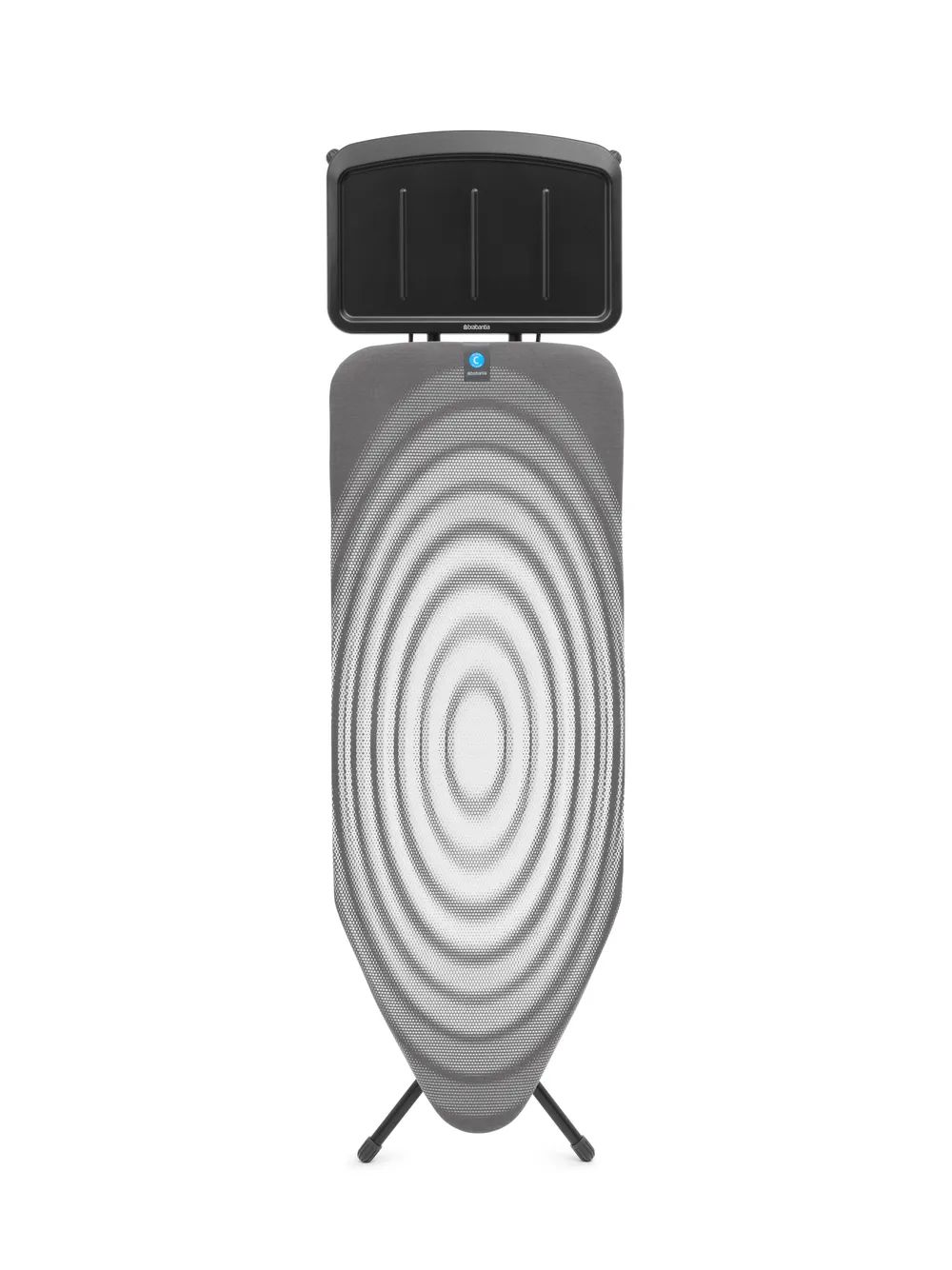 Brabantia Bügeltisch C, 124x45cm, Dst-Ablage Solid - Titan Oval