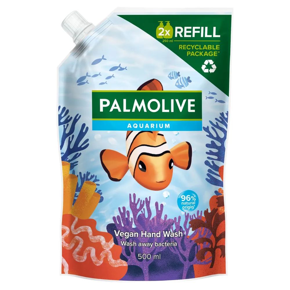 Palmolive Aquarium Flüssigseife Nachfüllbeutel, 500 ml