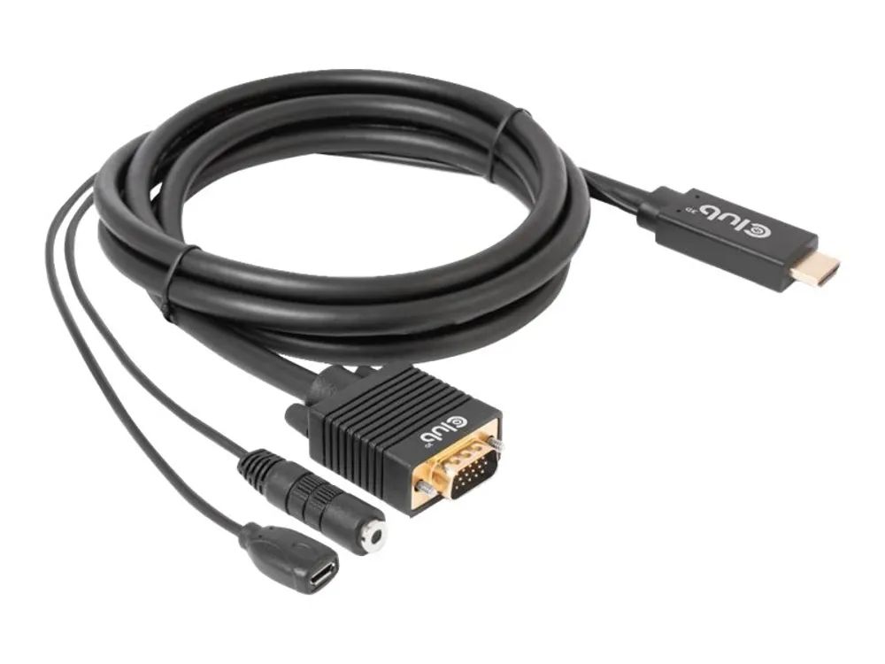 Club 3D Adapterkabel - HDMI, Mikro-USB Typ B (nur Strom)