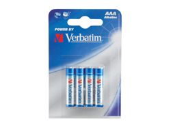 Verbatim Batterie 4 x AAA - Alkalisch