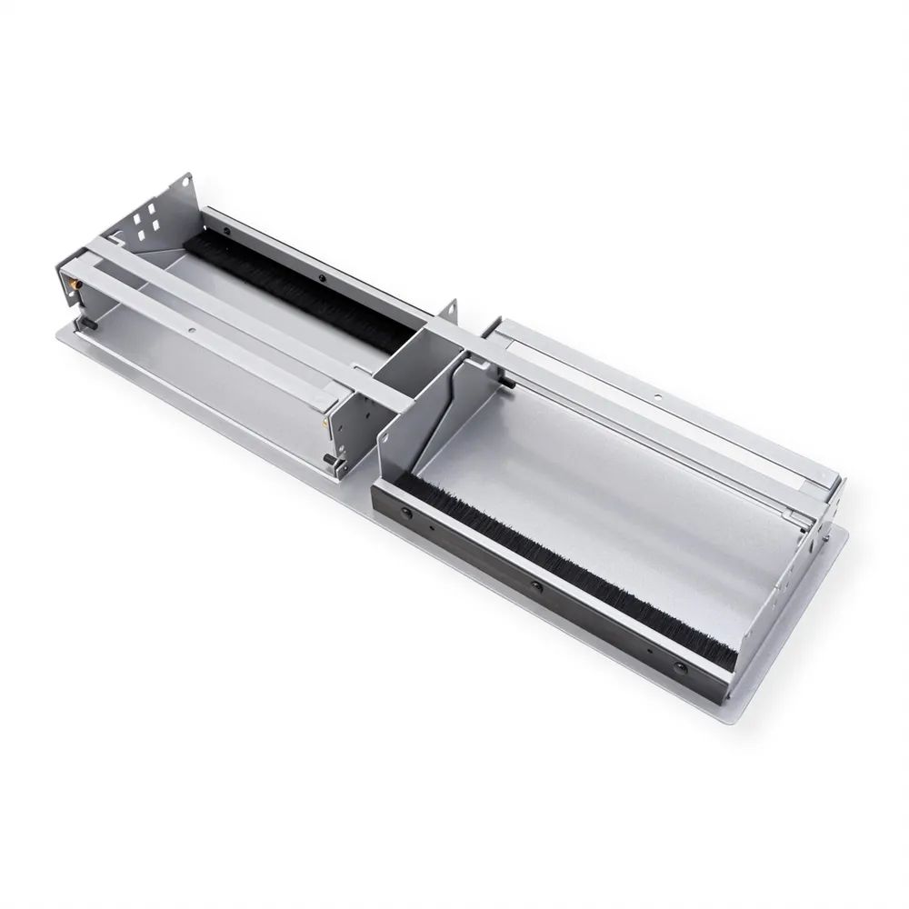 BACHMANN CONI DUO Einbaurahmen 2 x Small, grau
