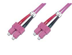 DIGITUS LWL Multimode Patchkabel, OM4, SC / SC