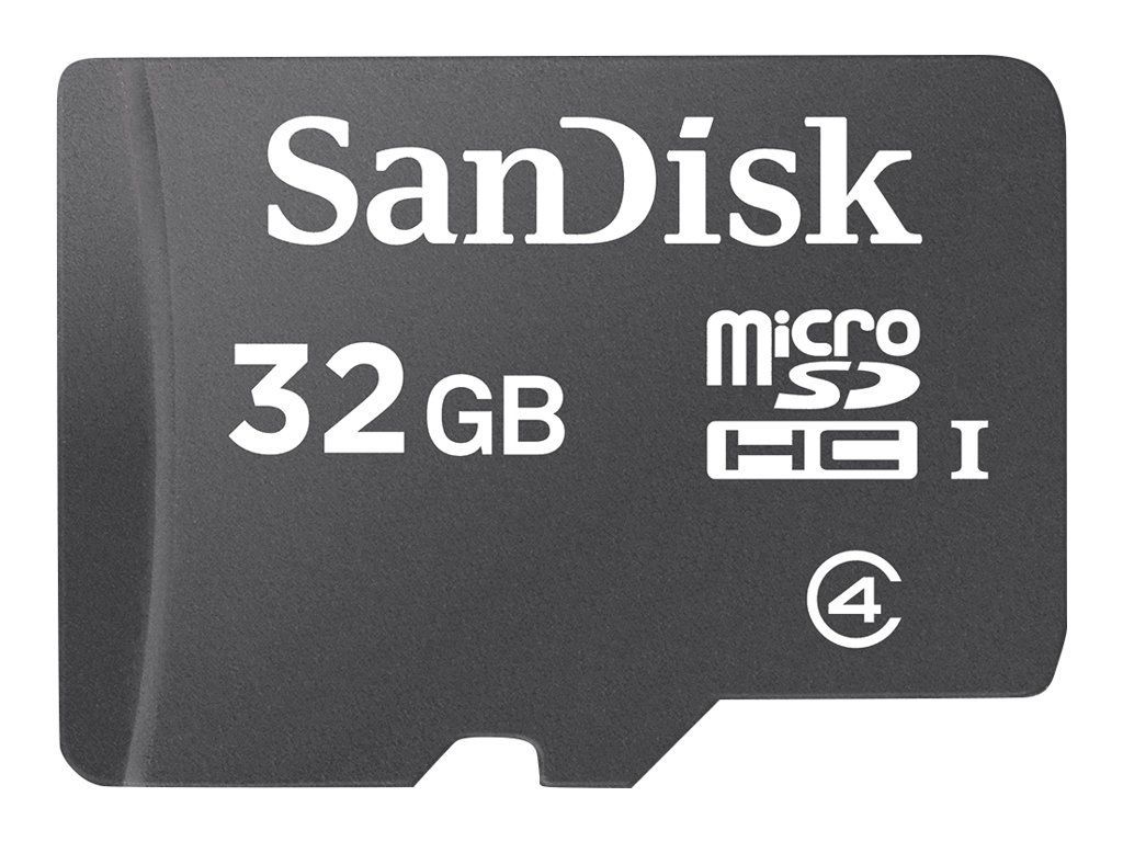 SanDisk microSDHC 32GB Class 4 + SD Adapter Mobile