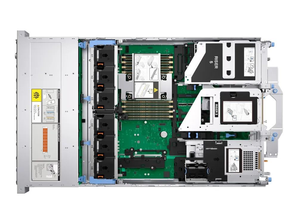 Dell PowerEdge R570 - Server - Rack-Montage - 2U - 1-Weg - 1 x Xeon 6517P / 3.2 GHz - RAM 32 GB - SAS - Hot-Swap 6.4 cm (2.5")