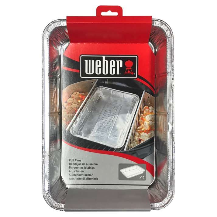 Weber Alu-Tropfschalen, groß, 10 Stück