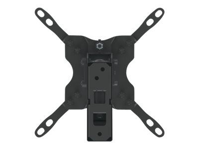 Manhattan TV & Monitor Mount, Wall, Full Motion, 1 screen, Screen Sizes: 13-42", Black, VESA 75x75 to 200x200mm, Max 20kg, Tilt & Swivel with 3 Pivots, Lifetime Warranty - Klammer - für LCD TV - massiver Stahl - Schwarz - Bildschirmgröße: 33-111.8 cm